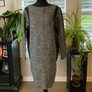 Chloe Gunmetal tweed dress